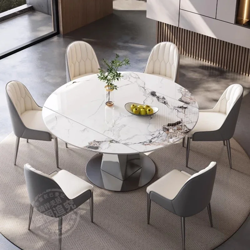 خدمة ركن طاولة الطعام استقبال بوكر مصمم الكتابة بساطتها طاولة طعام بيسترو Mesas De Jantar أثاث المنزل