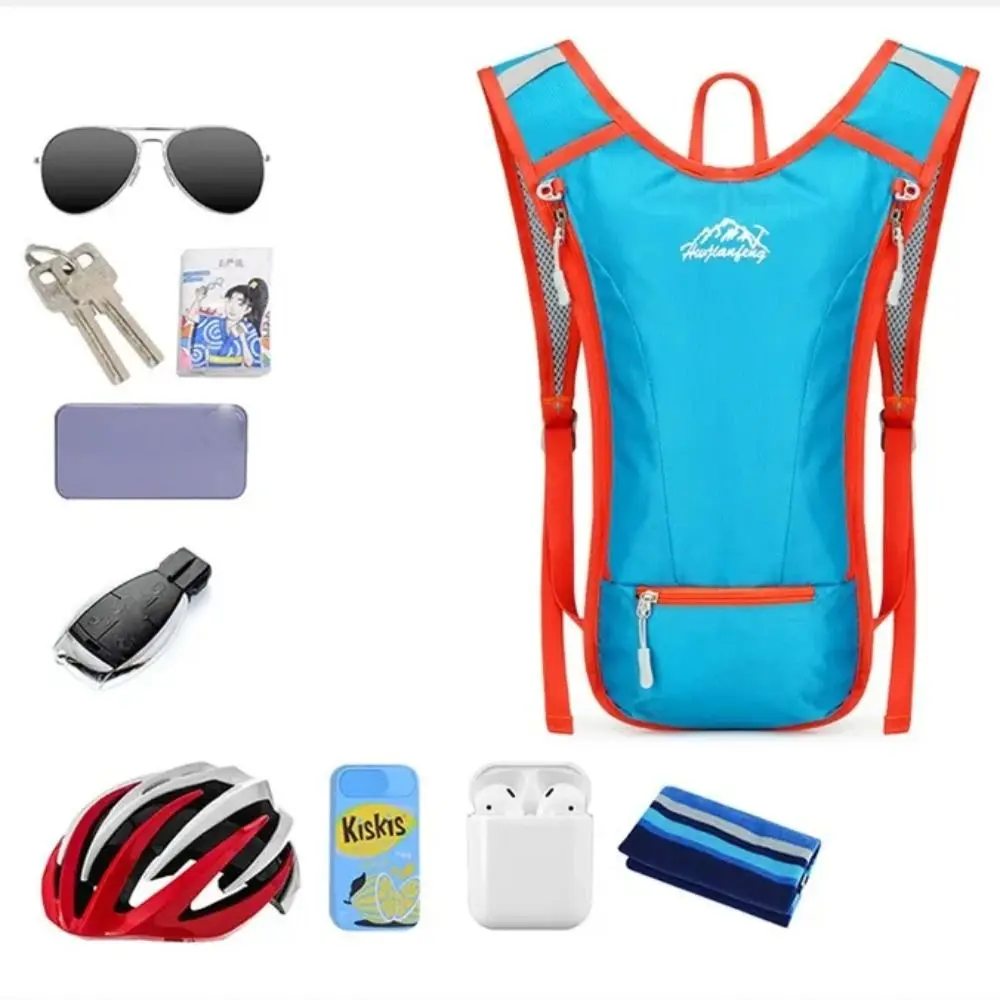 Breathable Running Hydration Vest Waterproof Ultra-light Running Hydration Bag Multiple Pockets Nylon Material Water Backpack
