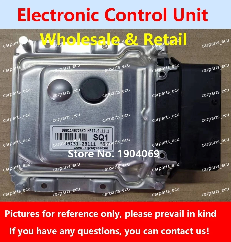 

39131-2B111 SQ1 For Hyundai kia rio cerato car Engine computer board ME17.9.11.1 39104-03185 K53B ECU 39110-2BFB5 C46