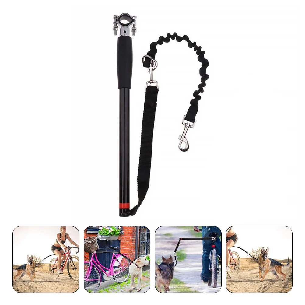 

Pet Leash Small Dog Traction Rope Walking Pulling Cable Safety Black Puppy Supplies Long Stainless Free Bike