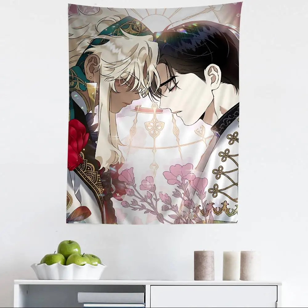 Brothers without a tomorrow bl Anime Anime Tapestry Hanging Tarot Hippie Wall Rugs Dorm Home Decor