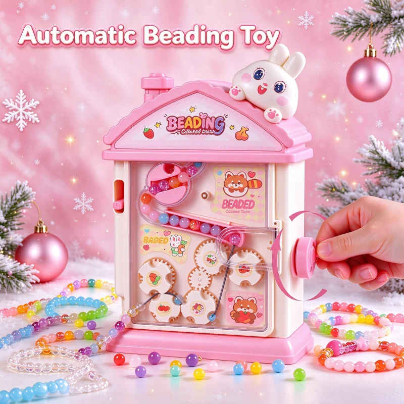 machine-a-perler-automatique-pour-enfants-bricolage-fabrication-de-bracelets-et-colliers-jouet-d'artisanat-a-manivelle-pour-enfiler-des-perles-cadeaux-d'anniversaire-et-de-noel