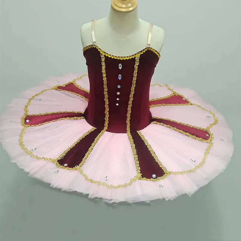 

Профессиональная балетная пачка красный Quixot балерина платье оладие пачка Лебедь озеро костюмы Vestidos для девушек для выступления сценическое шоу