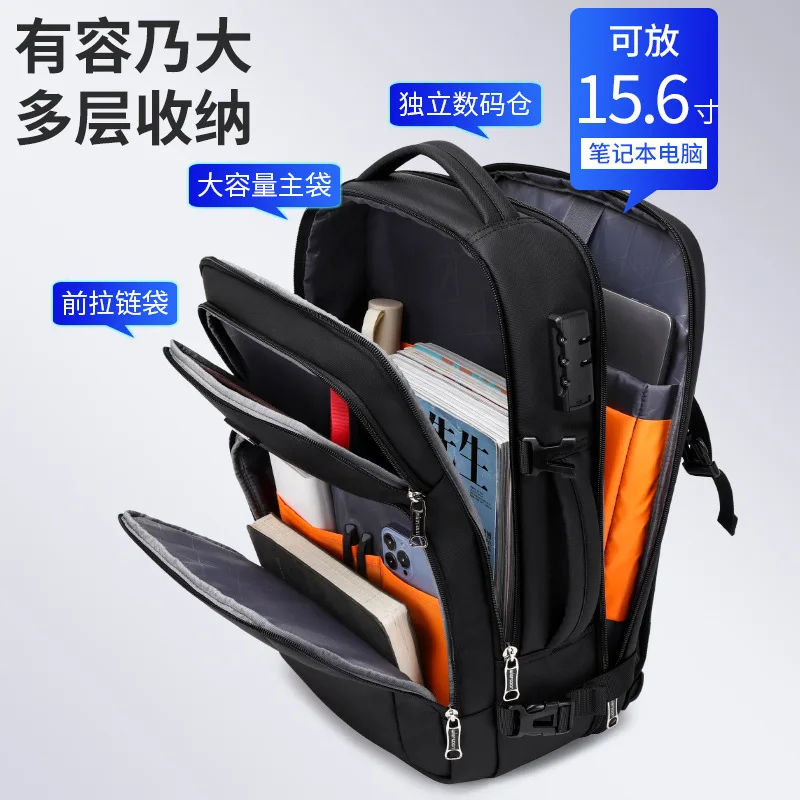 Rucksacks Anti-thief Waterproof Backpacks Large Capacity Business Men Backpack Fit 15.6 Inch Laptop Travel Backpack Mochilas