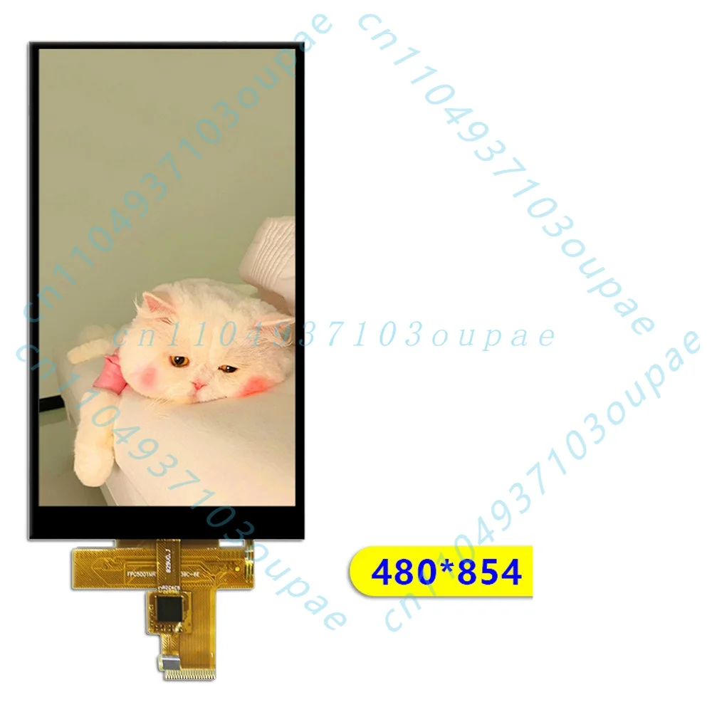 5.0-inch TFT LCD display, 39P capacitive touch RGB LCD display