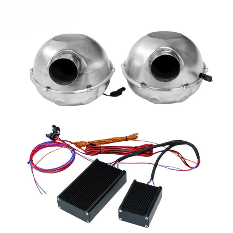 Universal Car Modified Exhaust Cutout Manifold, THOR Electric Controlled Simulated Exhaust Sound Wave Speaker