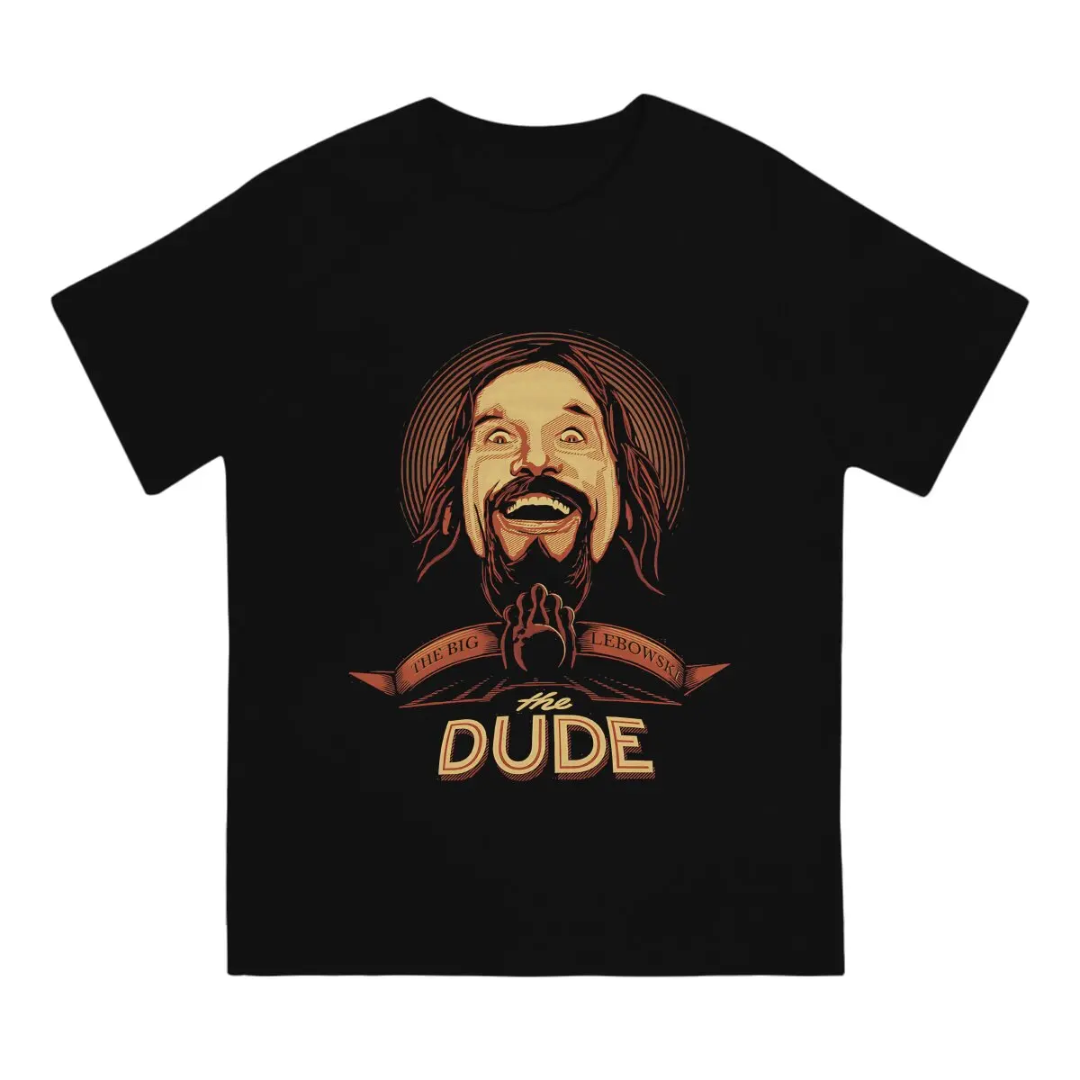 The Big Lebowski Movie The Dude Tshirt Graphic Men Tops Vintage Goth Summer Polyester Clothes Harajuku T Shirt