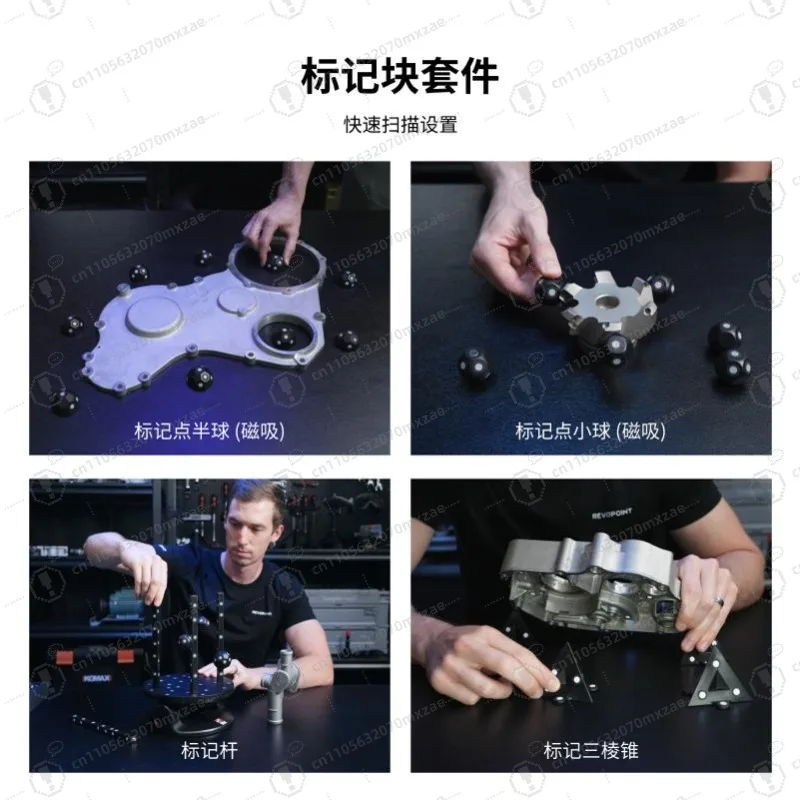 3D Scanner Markers Kit - High Precision Registration Markers Stitching Accessory for 3D Scanning