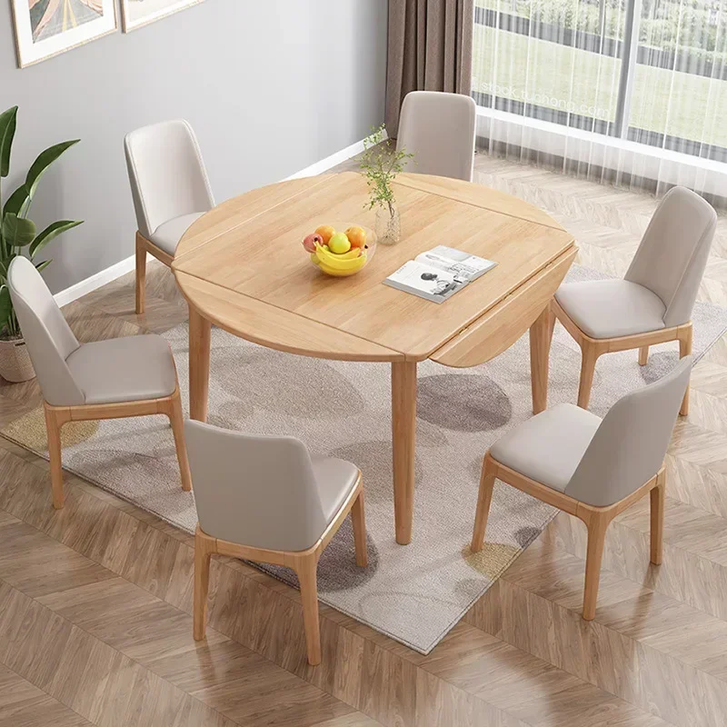 Extendable Table Dinning Tables Designer Coffee Rectangular Dining Round Cafe Room Free Shipping Muebles Rooms Service Luxury