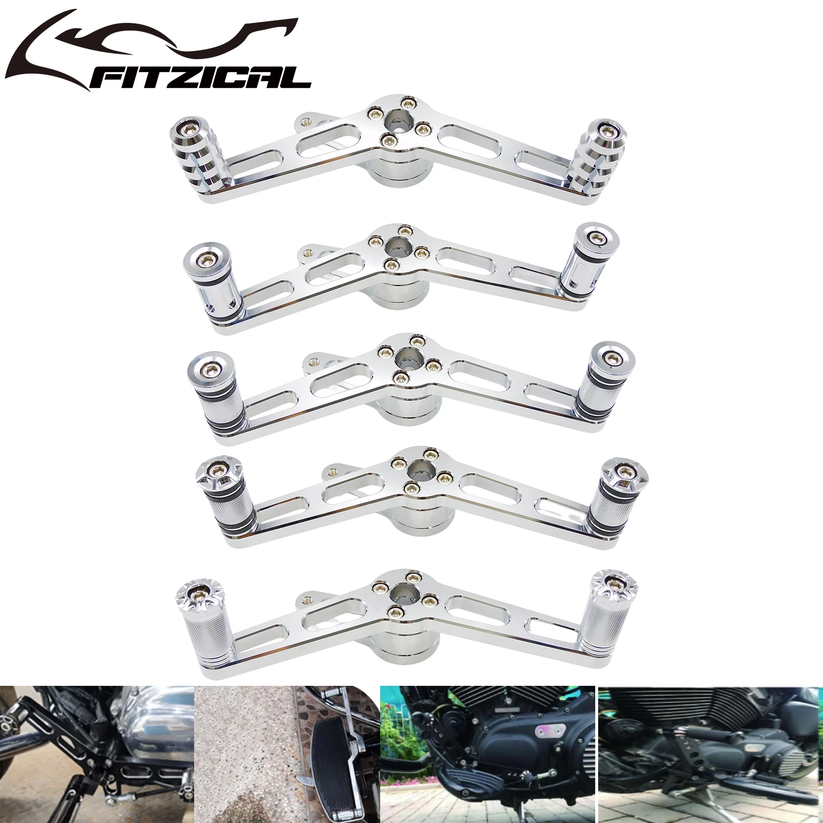 Motorcycle CNC Forward Control Heel Toe Shifter Pegs Shift Lever Footpegs For Harley Sportster XL883 1200 Nightster Custom 04-18