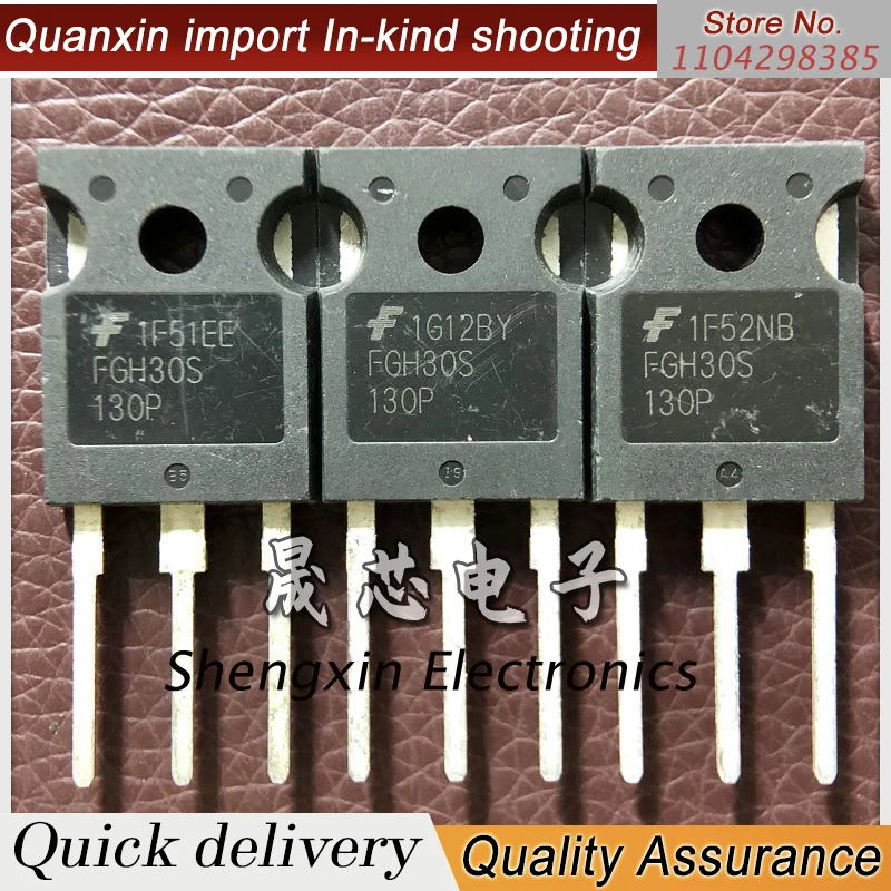 5pcs-10pcs FGH30S130P  TO-247 1300V 30A  Imported brand new quality assurance