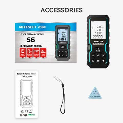 Лазерная рулетка MILESEEY S6 — изображение товара