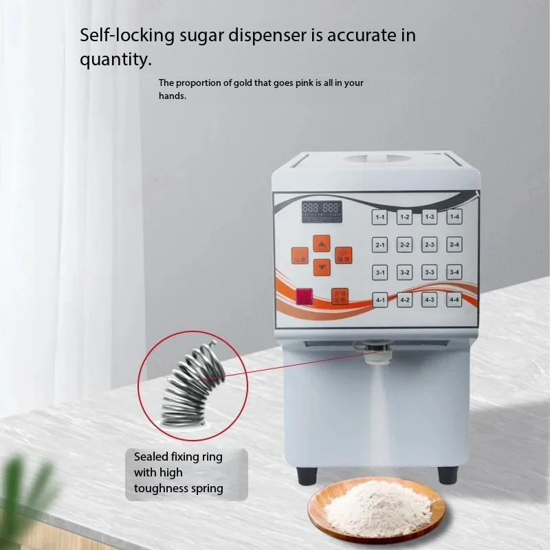 

Прецизионная полностью автоматическая машина для измерения фруктозы, устройство для быстрой измерения порошка, коммерческое устройство для измерения фруктового порошка в магазине чая с молоком