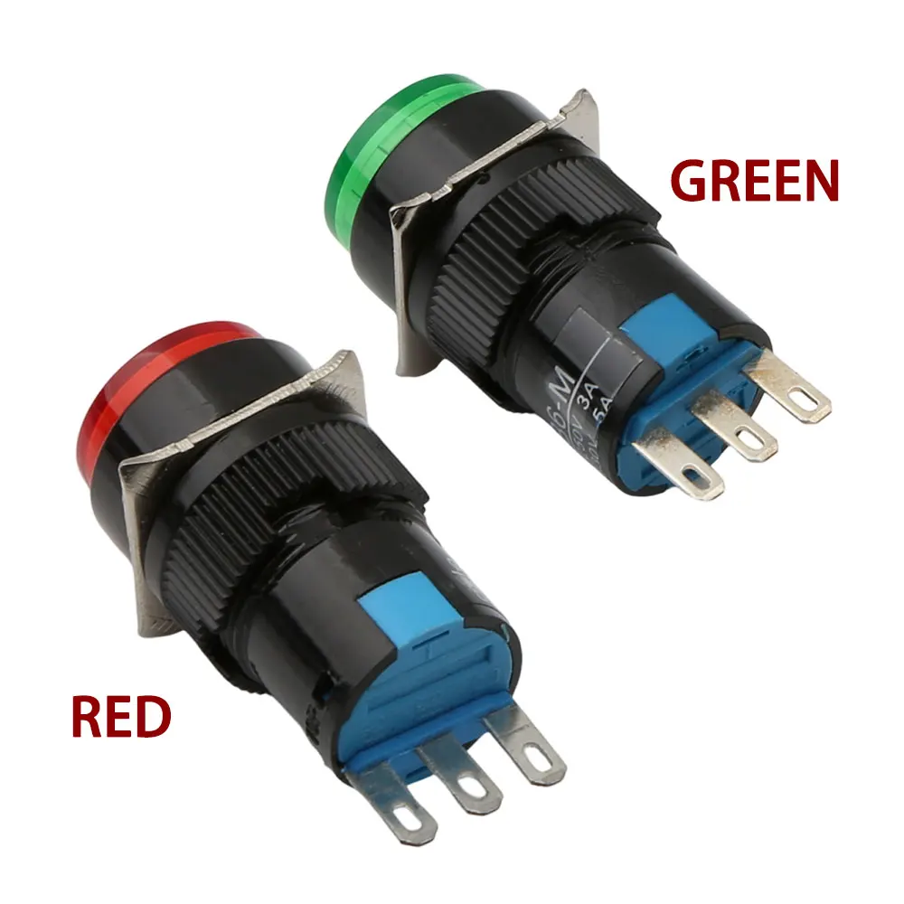 For SWF Start And Stop Red Button Switch KPB 161M-R1  Green 160M-G1  Embroidery Machine Spare Parts