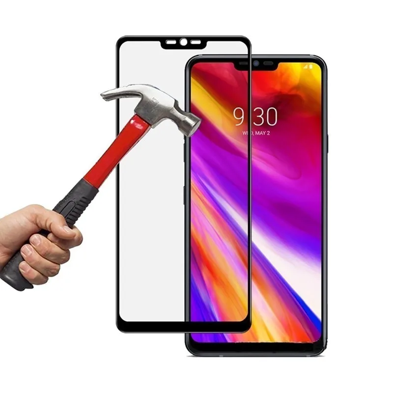 Full Cover Protective Glass For LG G7 ThinQ LG G7 One Screen Protector Tempered Protective Film for lgg7 fit Glass