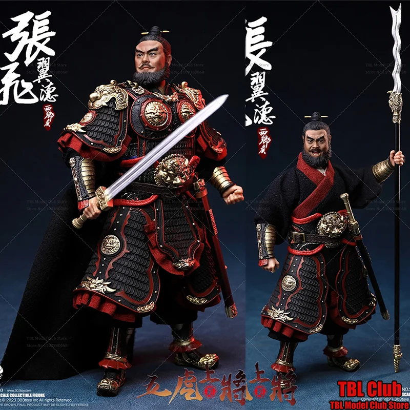 

In Stock 303toys SG003 1/12 Scale General Of The Kingdom Of Shu Zhang Fei 6-inch Full Set Action Figure Male Soldier Toys