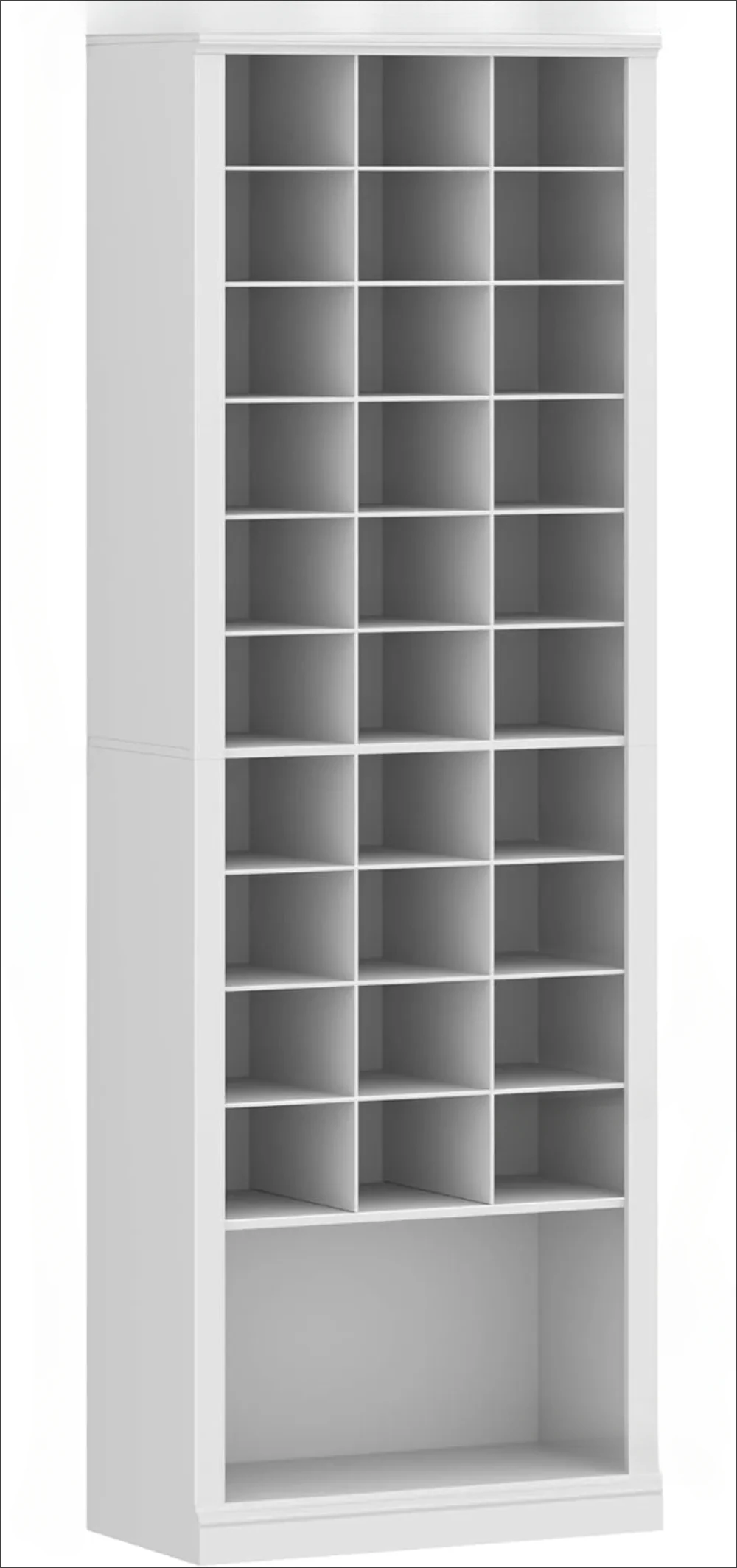 

11-Tier Shoe Storage Cabinet, Free Standing Closet Organizers and Storage with 31 Open Cubbie, Space Saving Shoe Rack