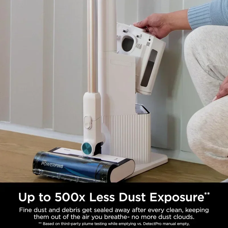 DD2Shark 깨끗한 빈 경량 무선 진공 청소기 HEPA 필터, 휴대용, 애완 동물 털용 스틱 진공, 카펫, 하드 바닥 BU3521