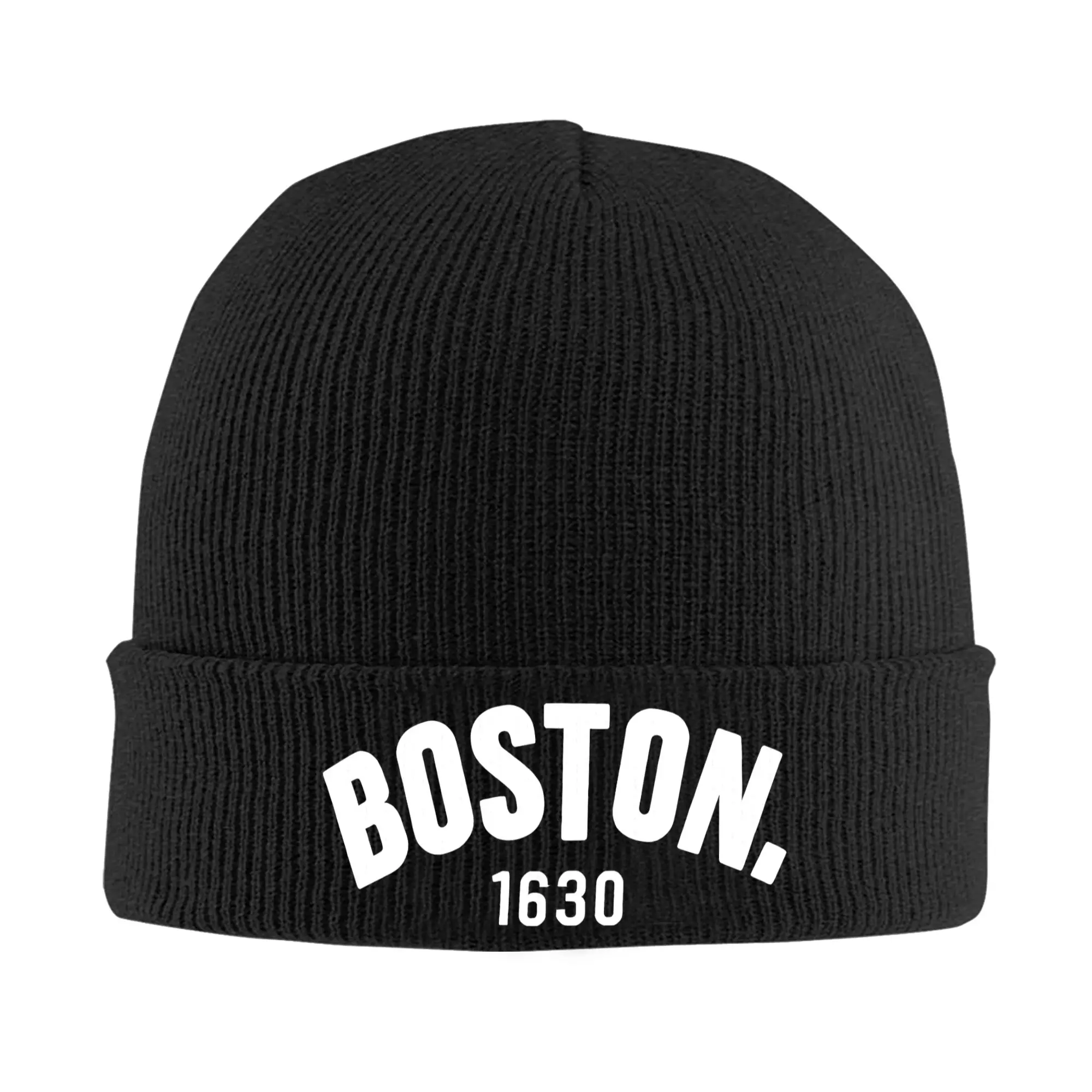 boston 1630 Winter Skullies Beanies Hat Warm Autumn Knitted Hats Bonnet Caps for Women Men