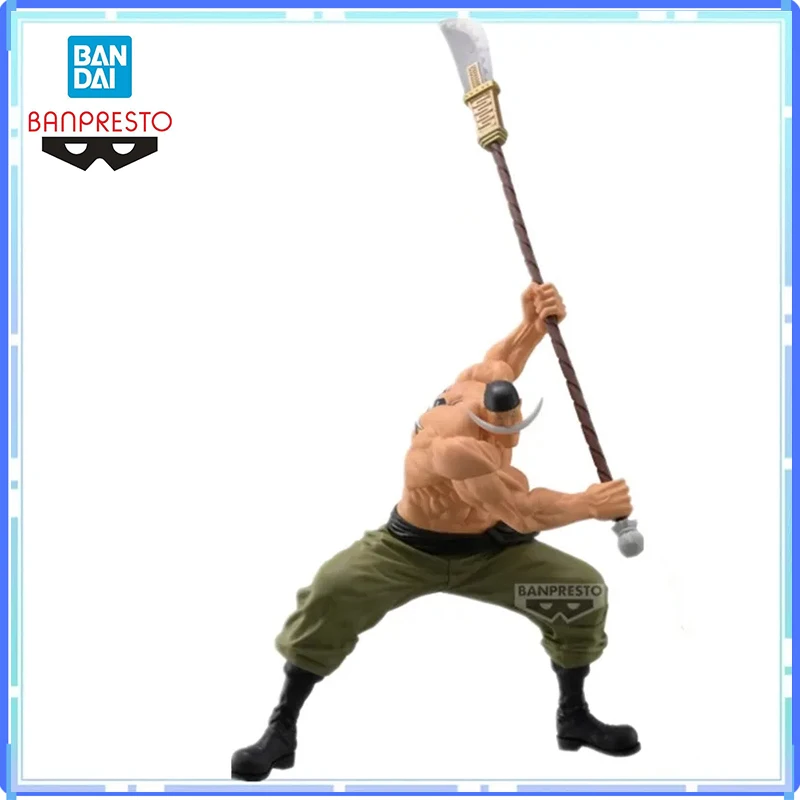 Bandai Original em Estoque Banpresto Anime One Piece Grandista Gros Edward Newgate Figura de Ação em PVC Modelo Brinquedos em Caixa Presentes