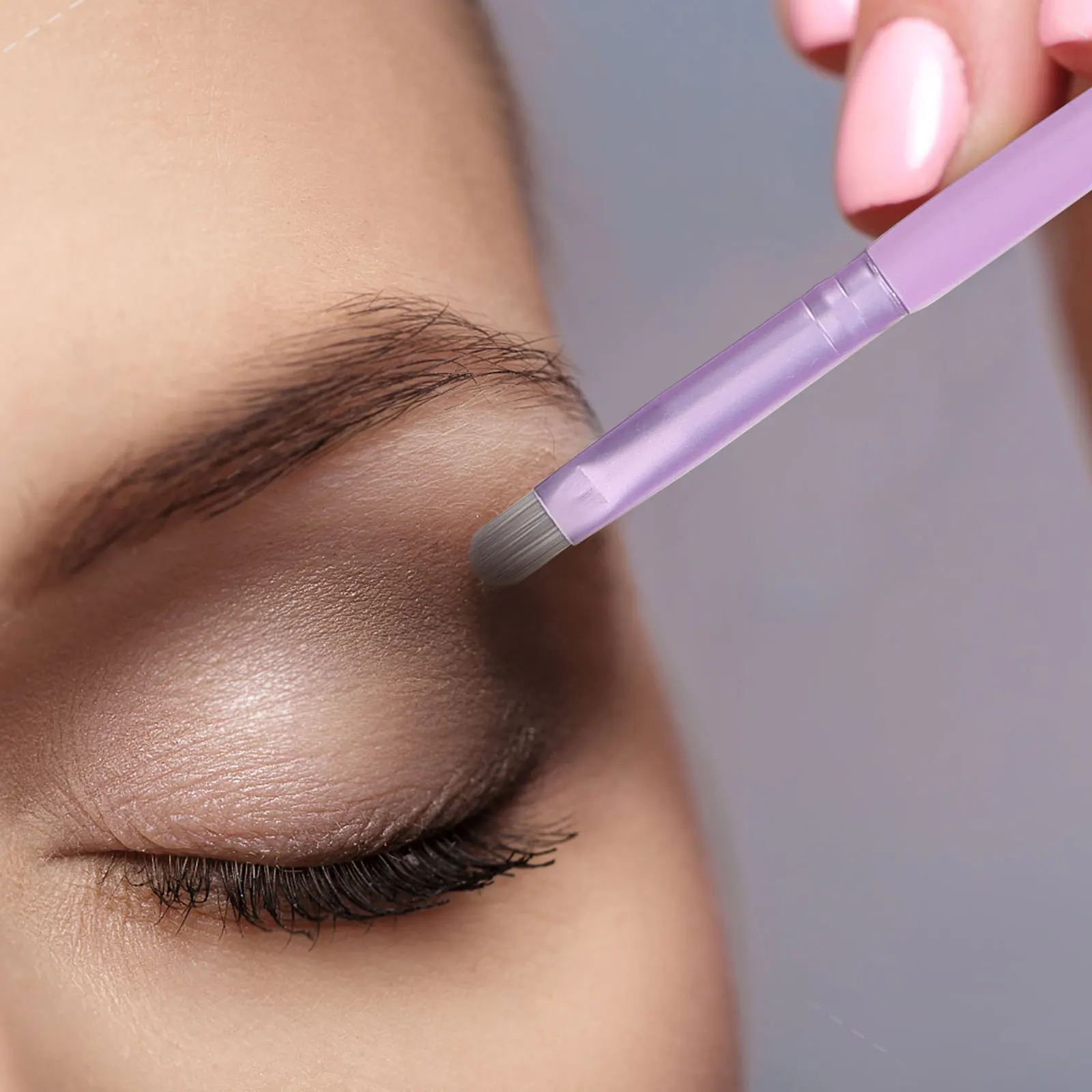 

12 Pieces Purple Makeup Brush Set Portable Travel Beauty Tool Cosmetics Brushes For Women Powder Blush Eyeshadow Safe All Skin