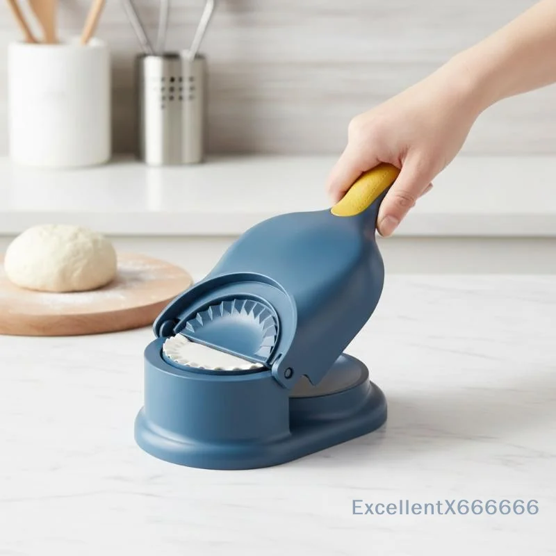 2 In 1 Manual Dumpling Maker Labor-Saving DIY Ravioli Wrapper Presser Lightweight Kitchen Gadget for Beginners