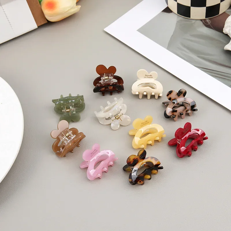 Korean version of gold label cuteclip vinegar butterfly small grab clip hairpin bangs side clip French back head shark claw