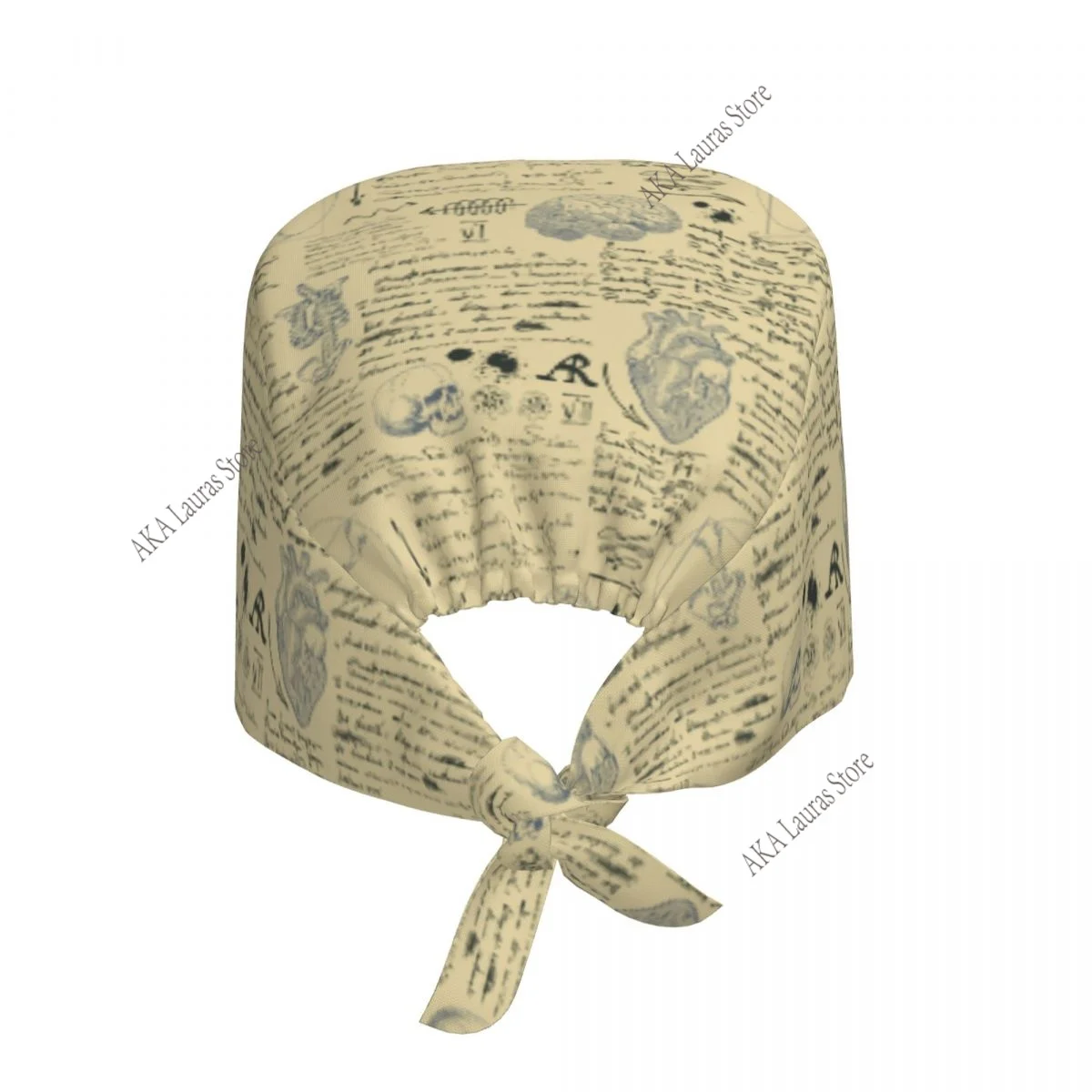 Skull Hats Scrub Hat Funny Salon Working Cap Laboratory Pet Shop Nursing Scrub Cap Anaesthesia Scrub Cap