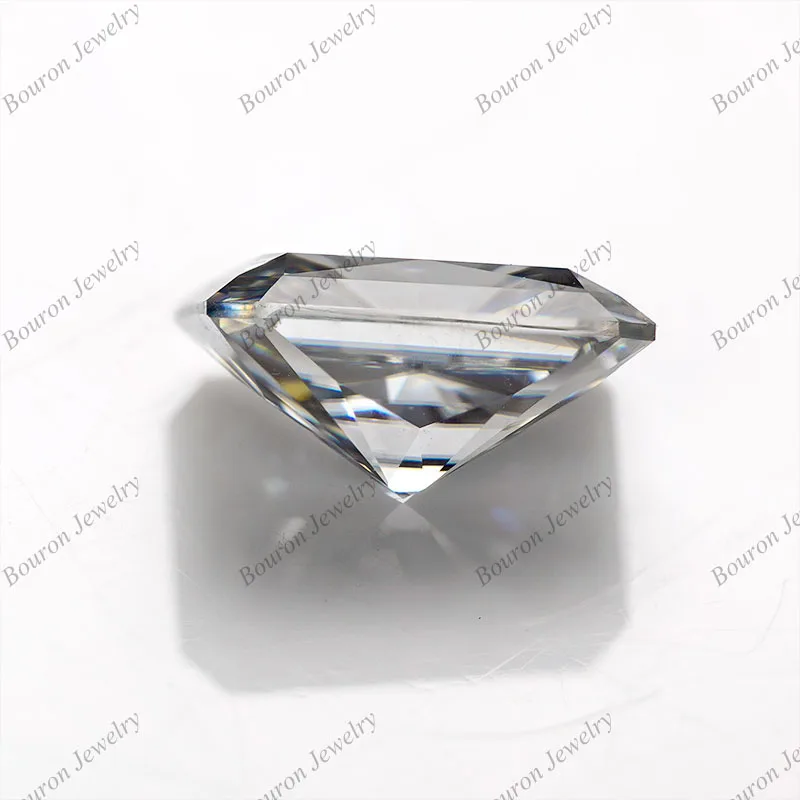 Bouron Jewelry Loose Moissanite Radiant Stone Gray Gemstone Wholesale Supplier