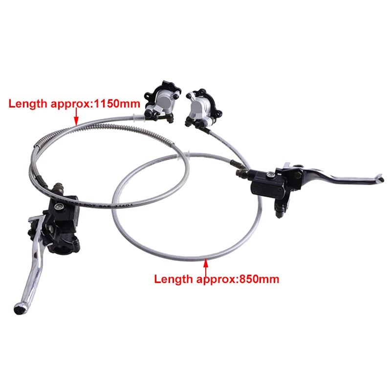 

47cc 49cc Pocket Bike Hydraulic Disc Brake Caliper Master Cylinder For 2 Stroke Mini Dirt Bike Motorcycle Scooter Moped Kids ATV