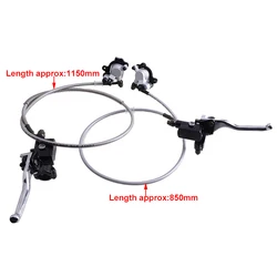 47cc 49cc Pocket Bike Hydraulic Disc Brake Caliper Master Cylinder For 2 Stroke Mini Dirt Bike Motorcycle Scooter Moped Kids ATV
