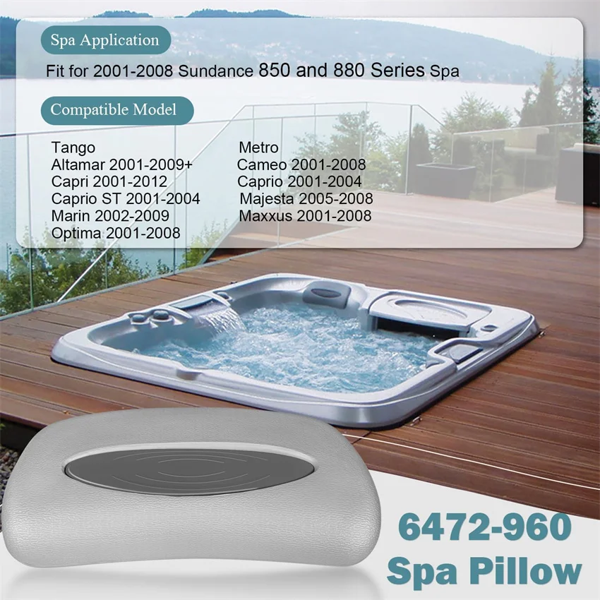 ANX Ersatzkissen für Sundance 850 und 880 Serie Spa (2001-2008) (1 Stück) Chevron Spa-Kissen mit Einlage 6472-960 – Detail 4