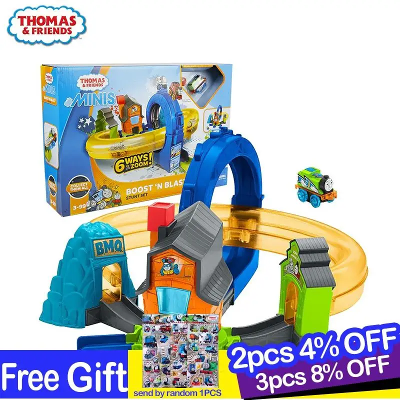 Original Thomas & Friends the Mini Train Multiplay Track Collectible Railway  Track Boy Toy Gift Model Car Toys For Children