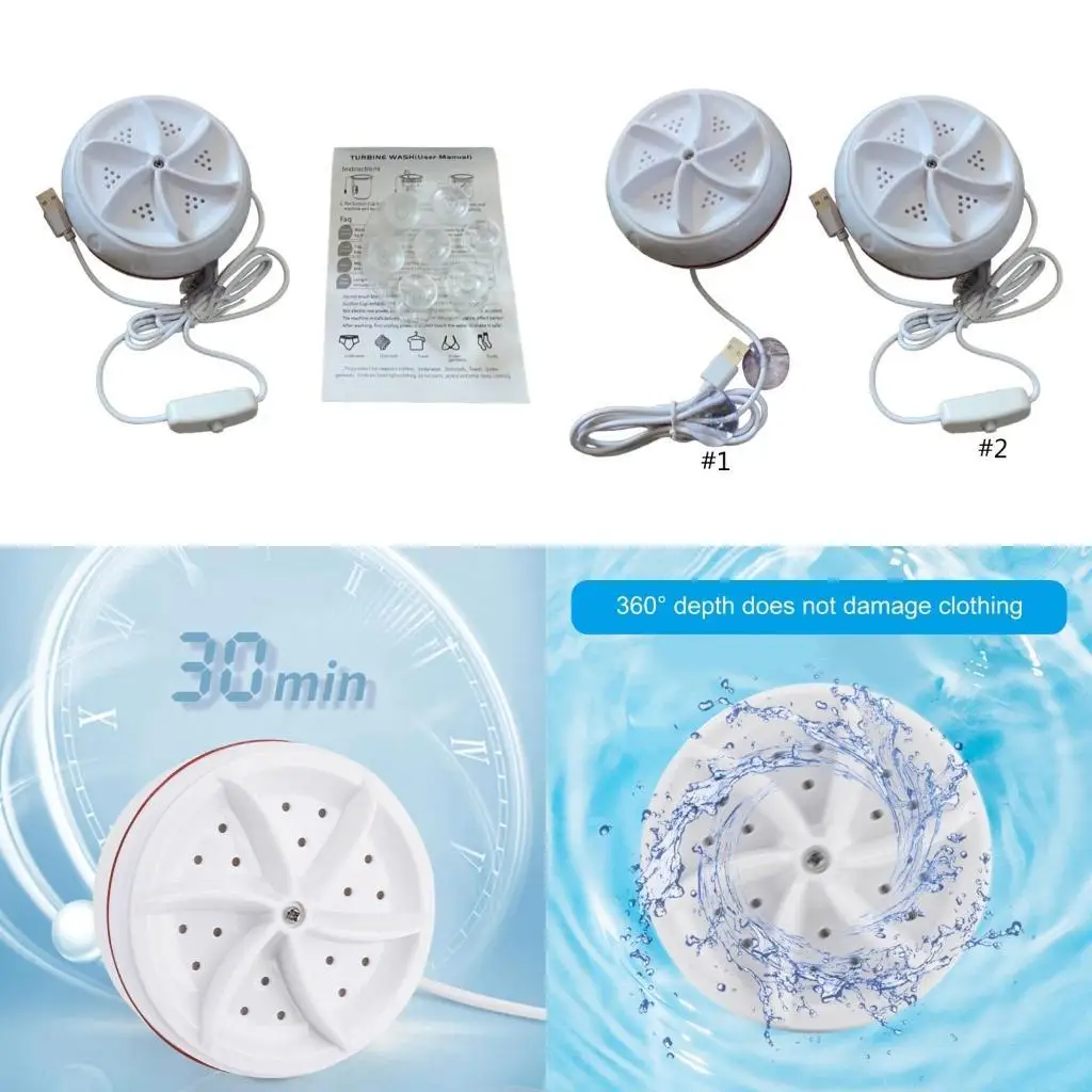 J6PE Small Portable Washing Machine Small Washing Machine Small Cleanings Machine