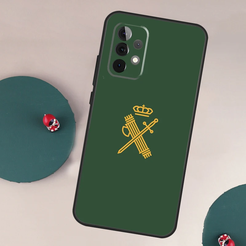 Custodia per emblema civile della guardia spagnola per Samsung Galaxy A54 A34 A24 A14 A52 A32 A12 A22 A13 A23 A33 A53 A51 A71 Cover