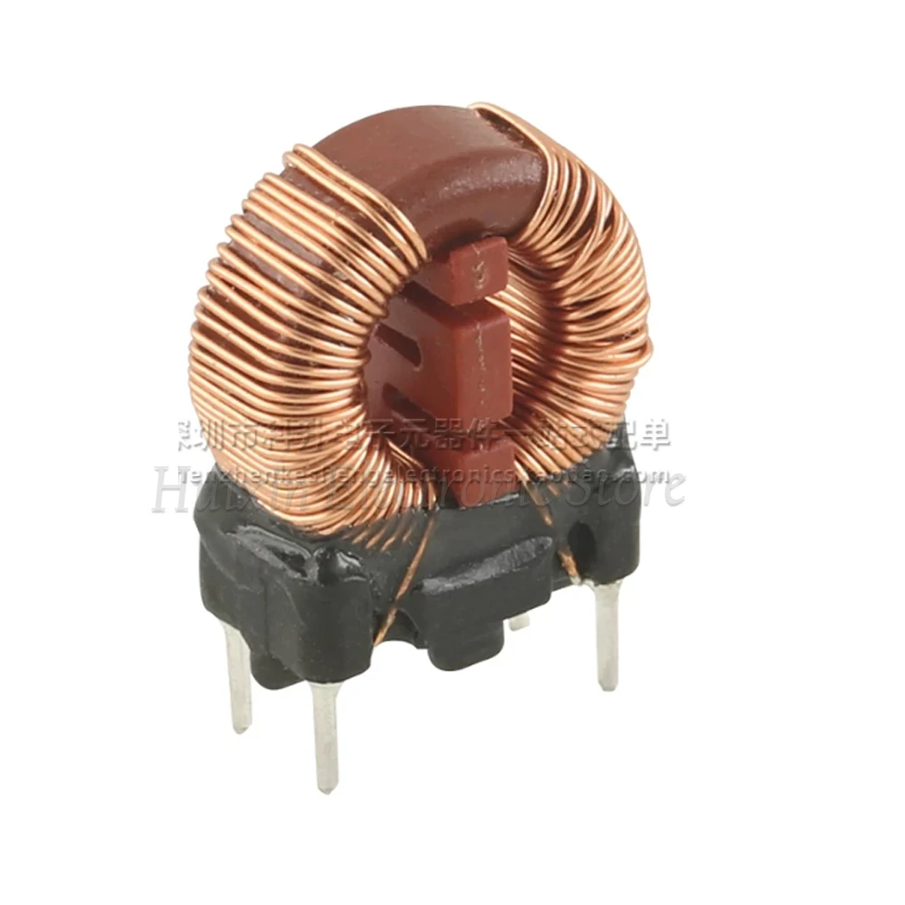 2pcs 744821150 Common Mode Choke Coil 5mH 1A 220mΩ Power Line Common Mode Inductor for EMI Filter Suppression Through Hole Base