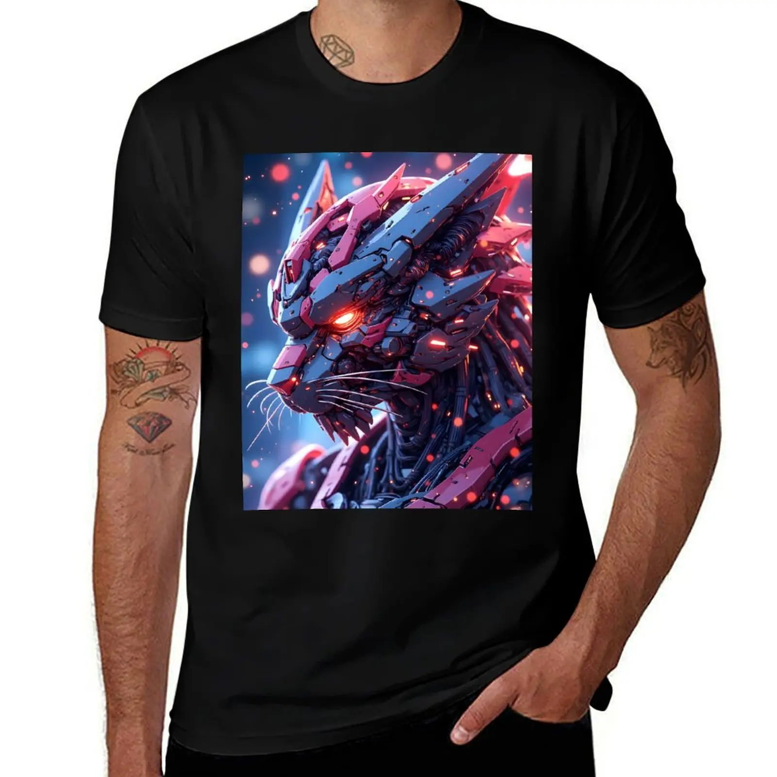 

Robotic Tiger T-Shirt shirts graphic tees luxury t-shirt anime stuff cute clothes men graphic t shirts