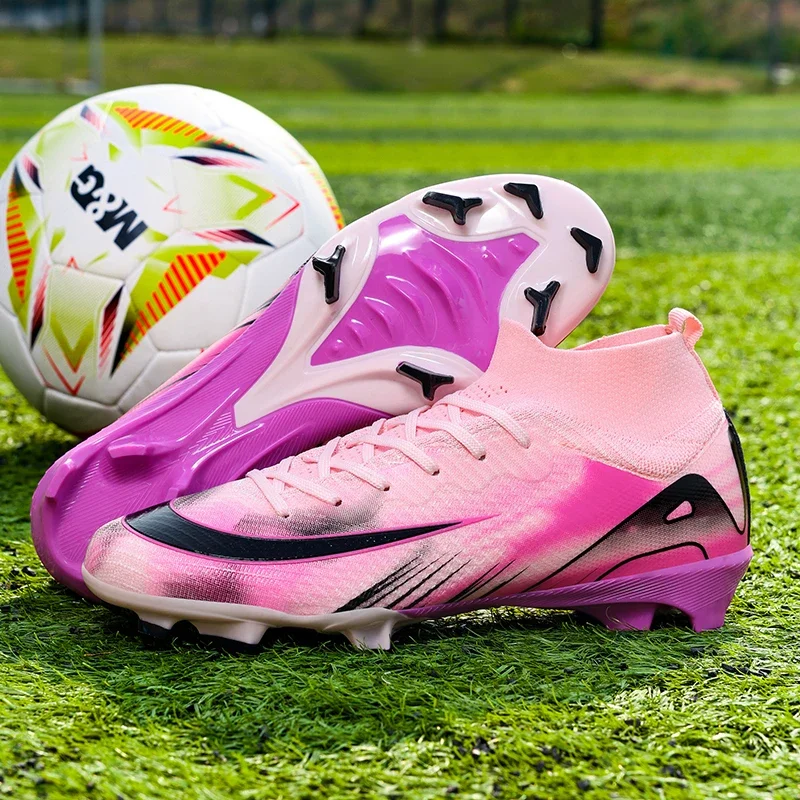 New Men Soccer Shoes Wholesale Indoor Futsal Football Boots Breathable Unisex Professional Ultralight Training