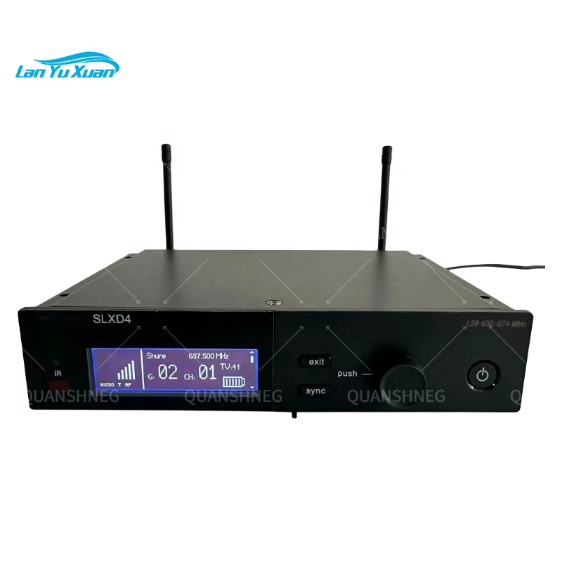 

SLXD4 SLXD24 UHF Professional Wireless Microphone System Stage Performance Dynamic Condenser Mic