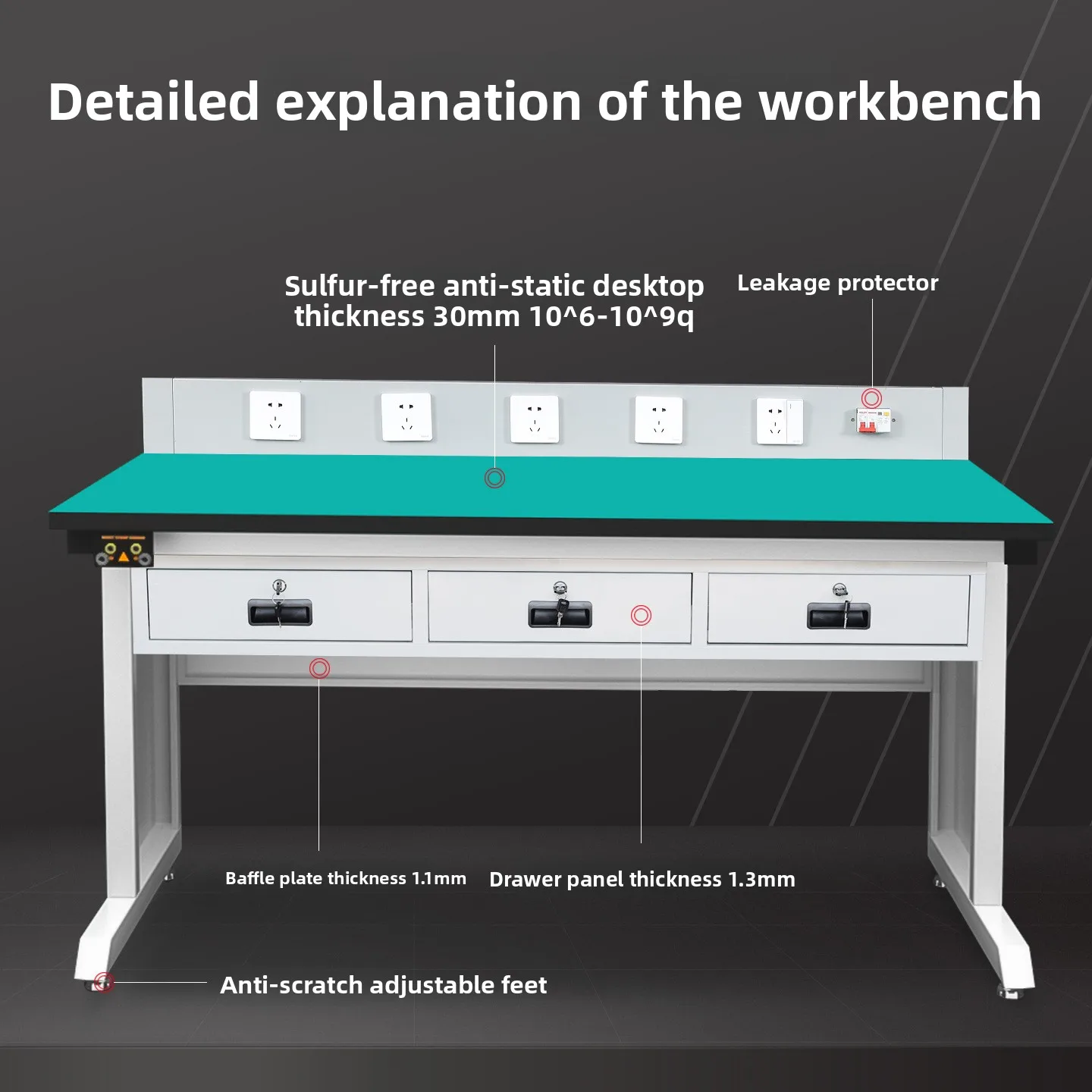 CX workshop laboratory maintenance anti-static table factory assembly line inspection console