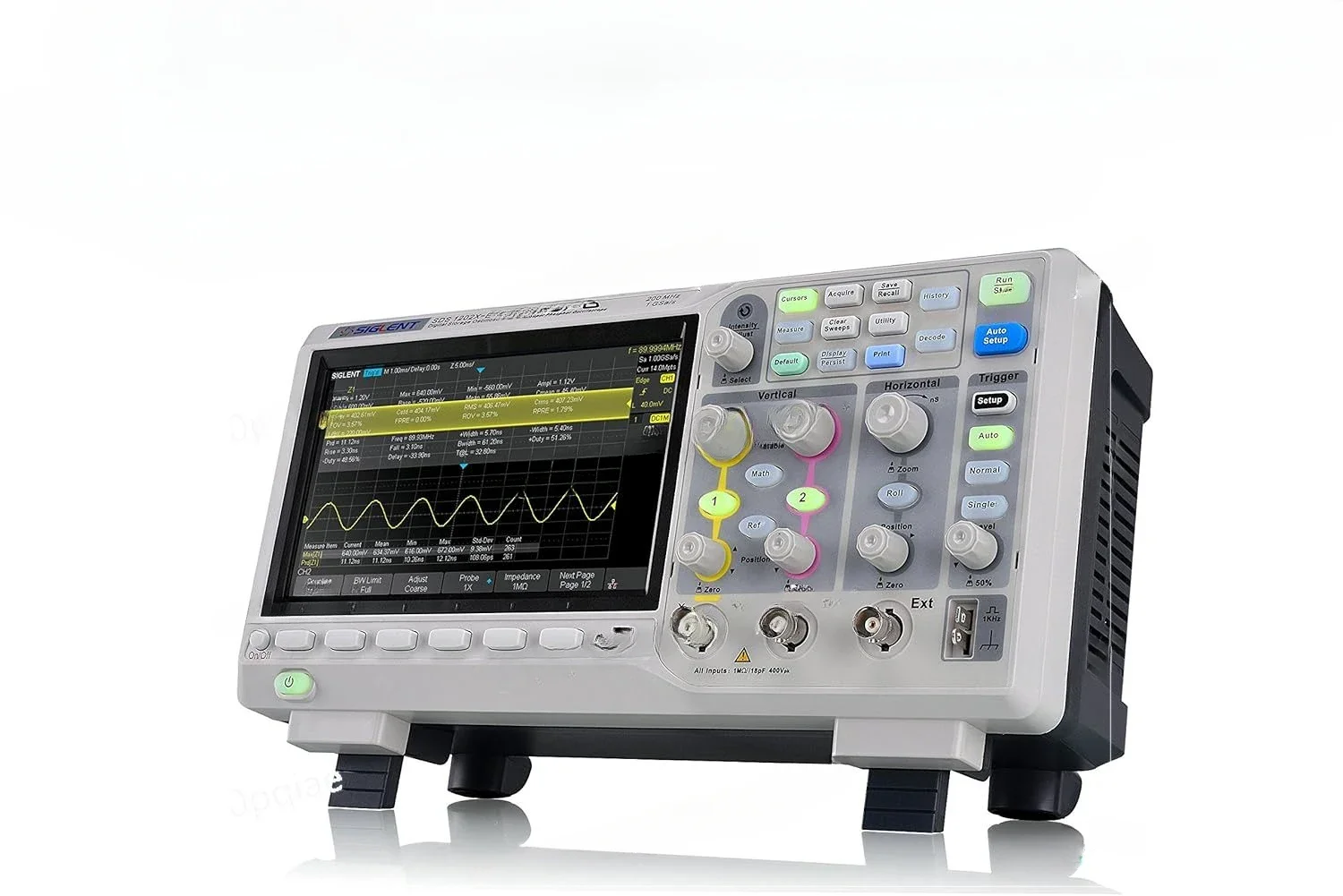 Siglent Technologies SDS1202X-C 200 mhz Digital Oscilloscope 2 Channels, Grey