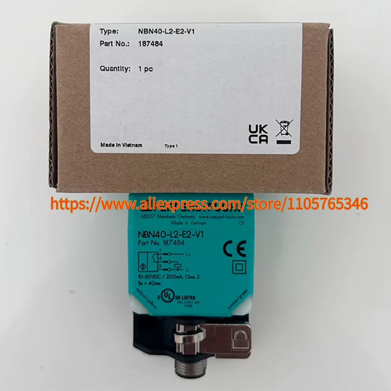 1pcs 100% Original P+F Square Inductive Proximity Switch Sensor NBN40-L2-E2-V1 NBB20-L2 NBN40-L2-A2-V1 NBN30-L2-E2-V1