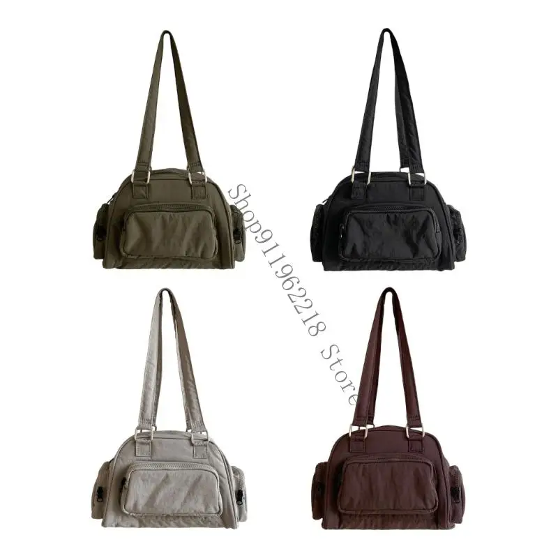 

Функциональная сумка через плечо из полиэстера. Стильная сумка подмышками. Просторная внутренняя сумка на осень-зиму для работы.