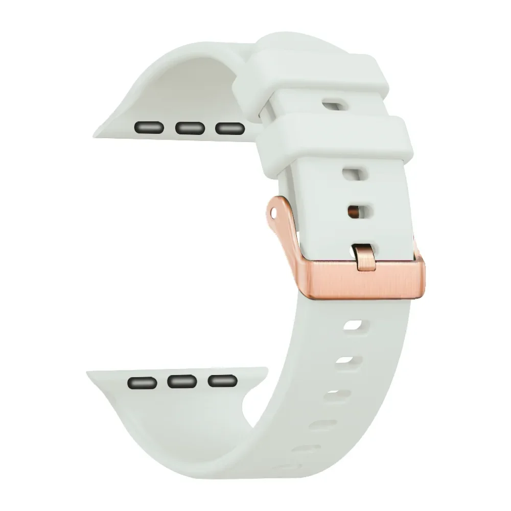 실리콘 스포츠 스트랩 밴드 팔찌 애플워치 시리즈 10 42mm 9 8 7 41mm 6 5 4 40mm SE 40mm 손목밴드 시계줄 액세서리