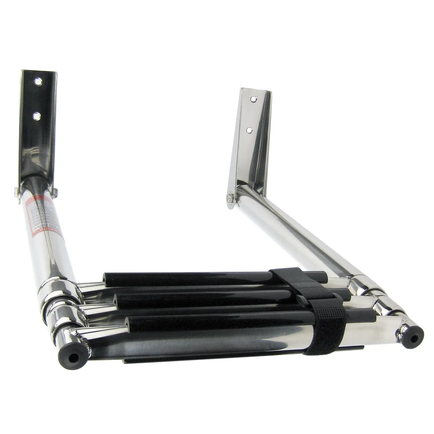 3 Step Folding Boat Ladder Stainless Steel Pontoon Ladder for Fishing Boats