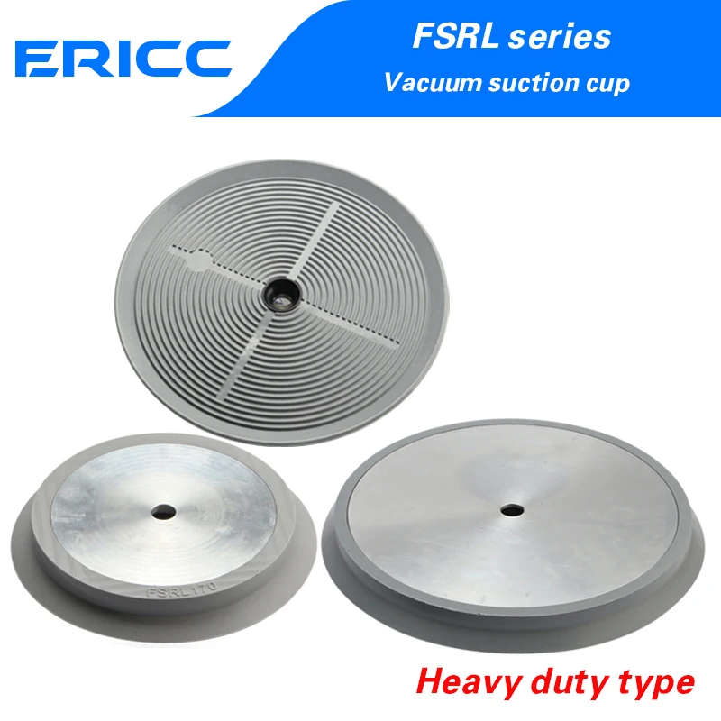 Vacuum suction cup industrial robotic arm suction cup single-layer170 230 290mm silicone strong heavy-duty pneumatic suction cup