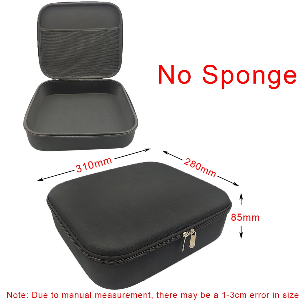 EVA-Aufbewahrungsbox, Werkzeugkoffer in verschiedenen Größen, individuelles Logo, Reise-Reißverschlusstasche, stoßfeste Schutztaschen mit Schaumstoff für Kopfhörerzubehör