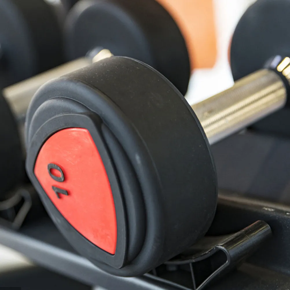 12Pcs Dumbbell Storage Rack Gym Holder Stand Cushion Pads Floor Protector Lightweight Stable Fitness Weight Storage Rack view 3