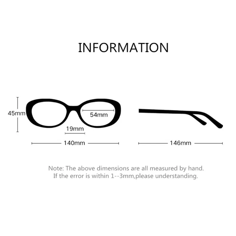 PARZIN Women's Retro Oval Cat-Eye Sunglasses UV Protection Trendy Streetwear PZ7859