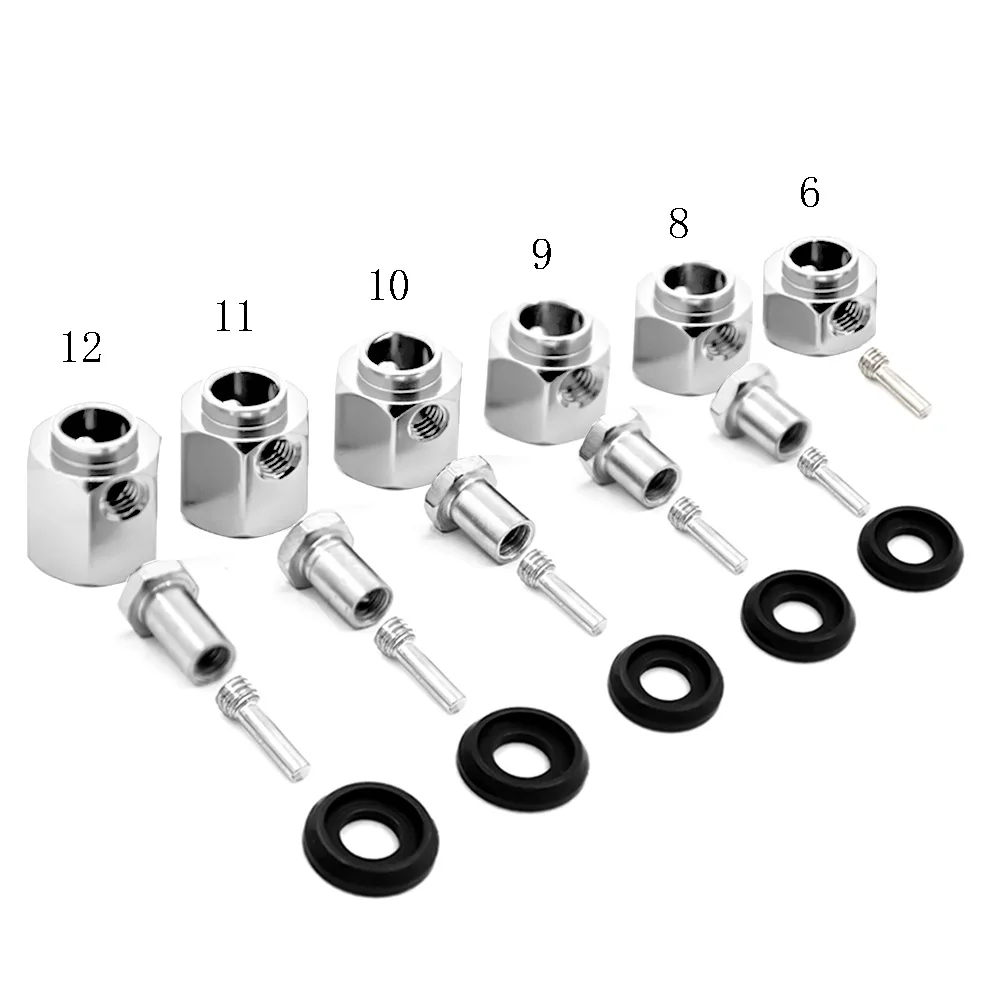 

Удлинитель колес с шестигранником 12 мм и прокладкой 9 мм, совместимый с радиоуправляемыми моделями Traxxas TRX4 TRX6 1/10